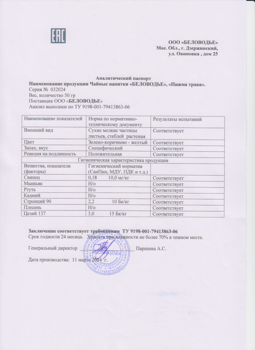 Паспорт №032024